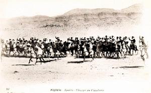 Algerie - Spahis - Charge de Cavalerie